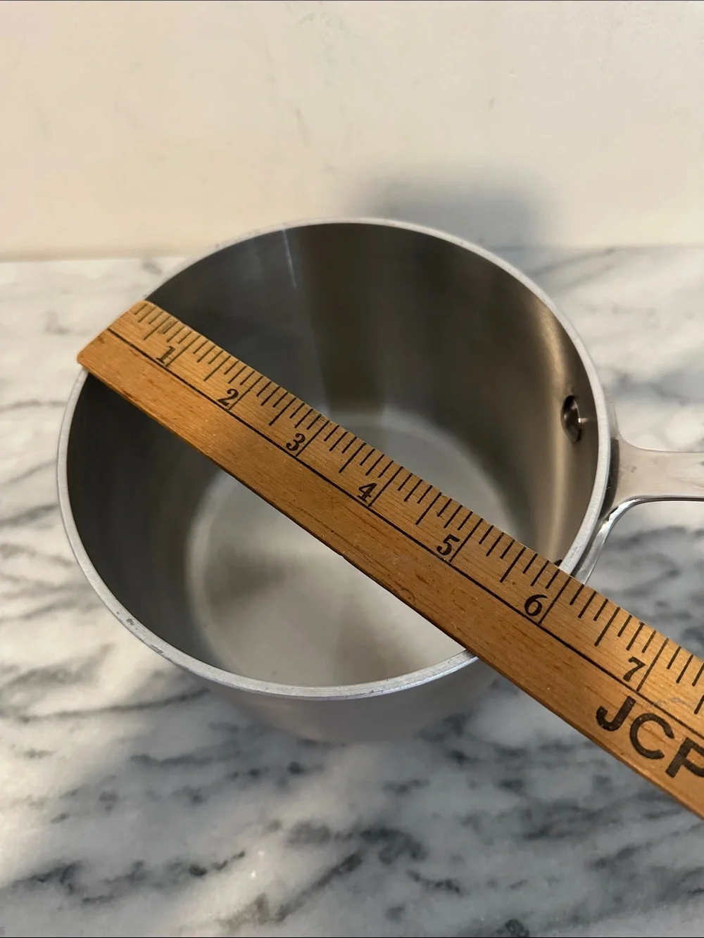 All clad mc2 brushed Stainless Steel 2Qt Saucepan made in USA